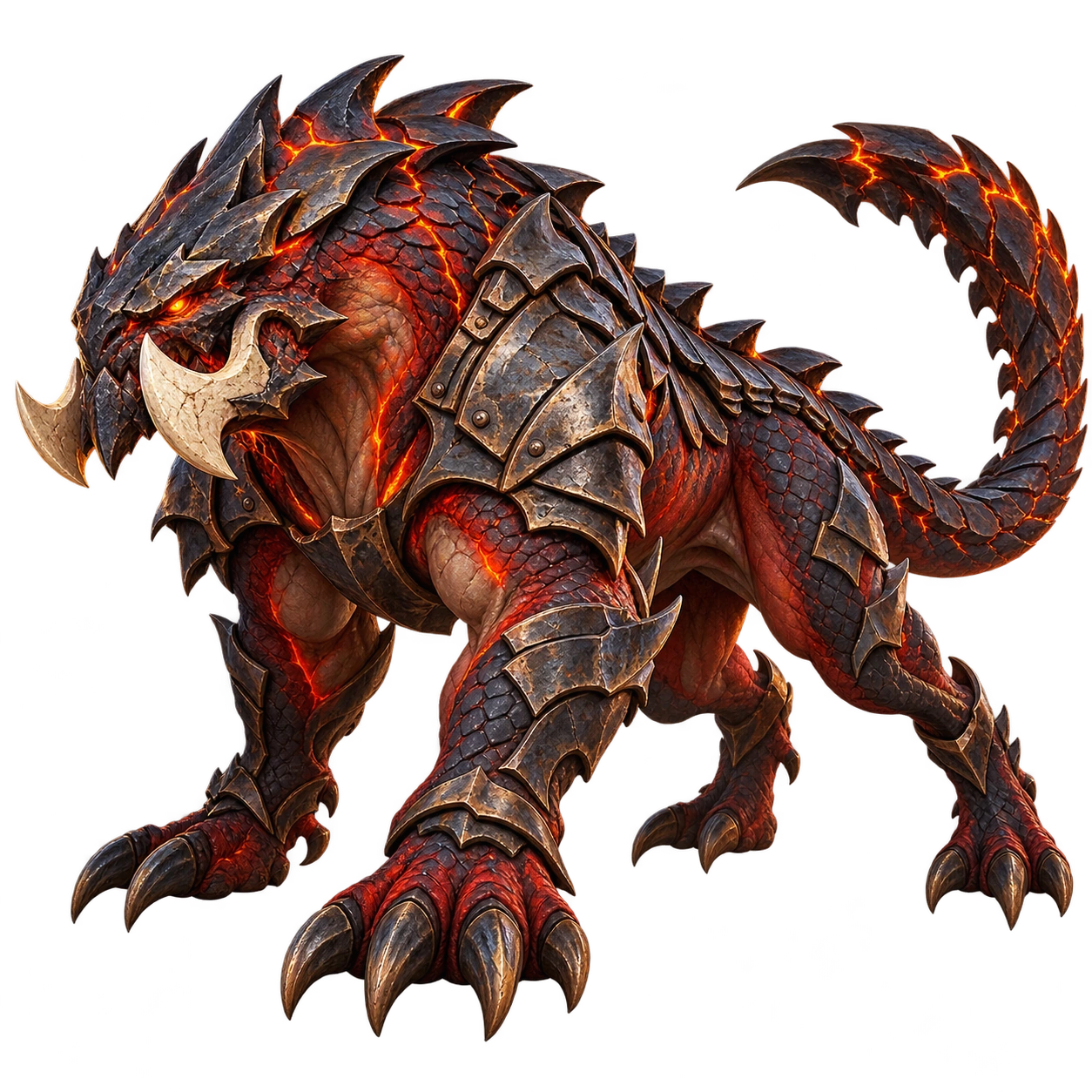 Ember elemental creature artwork